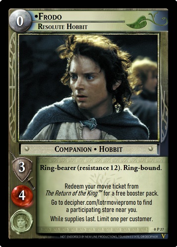 0P27 Frodo, Resolute Hobbit