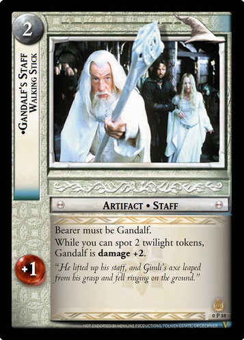 0P38 Gandalf's Staff, Walking Stick