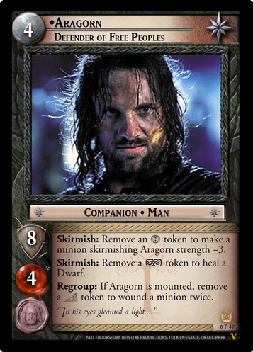0P47 Aragorn, Defender of Free Peoples