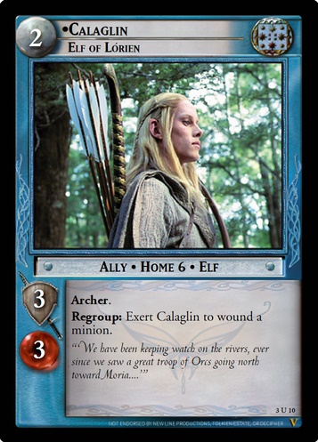3U10 Calaglin, Elf of Lórien