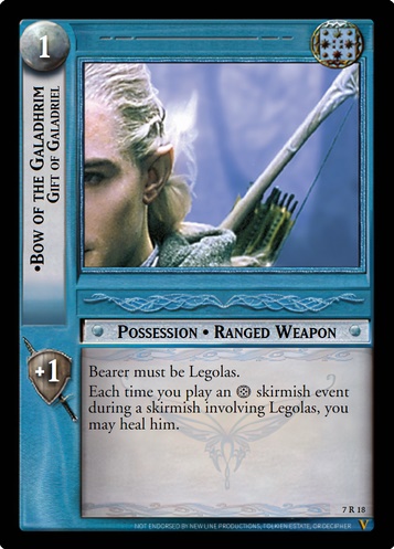 7R18 Bow of the Galadhrim, Gift of Galadriel