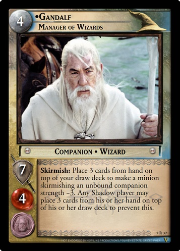 7R37 Gandalf, Manager of Wizards