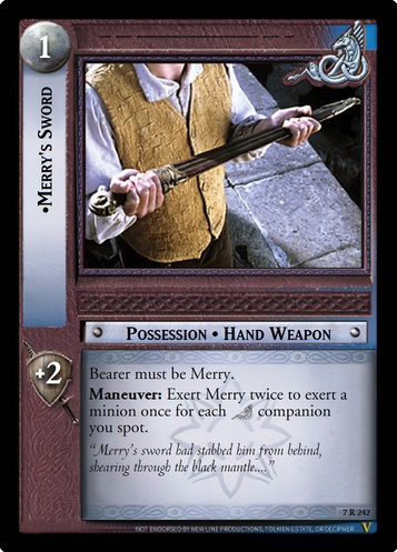 7R242 Merry's Sword