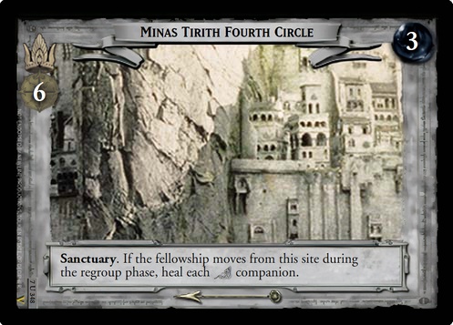 7U348 Minas Tirith Fourth Circle