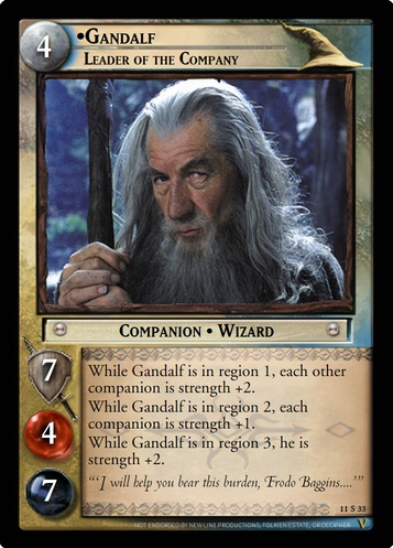 11S33 Gandalf, Leader of the Company