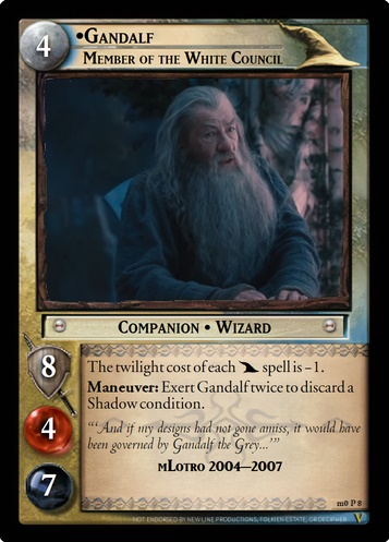 m0P8 Gandalf, Member of the White Council