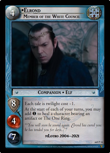 m0P16 Elrond, Member of the White Council