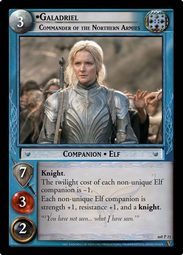 m0P21 Galadriel, Commander of the Northern Armies