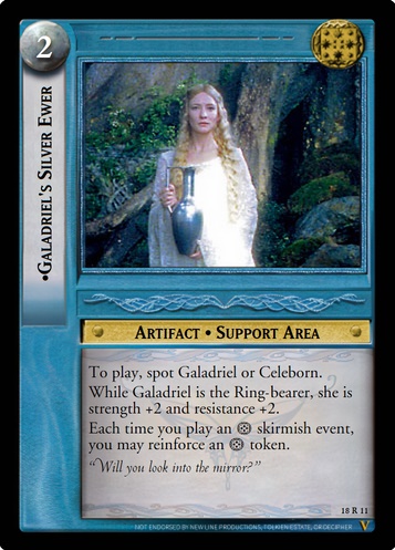 18R11 Galadriel's Silver Ewer