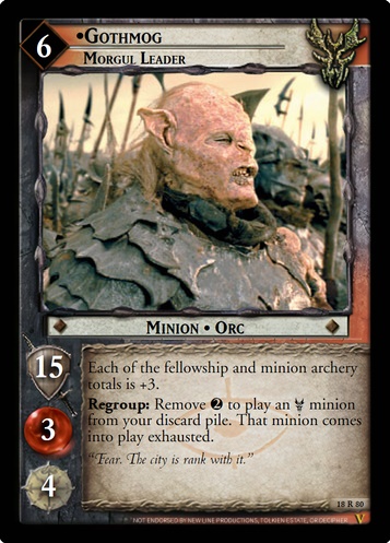 18R80 Gothmog, Morgul Leader