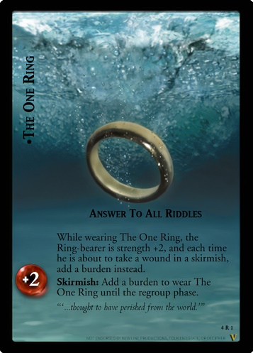 4R1 The One Ring, Answer To All Riddles