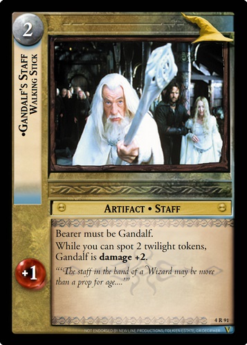 4R91 Gandalf's Staff, Walking Stick