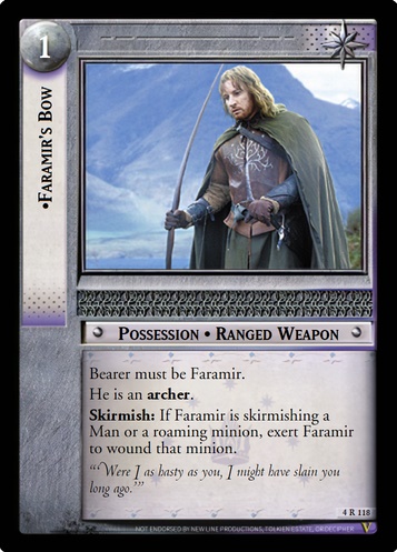 4R118 Faramir's Bow