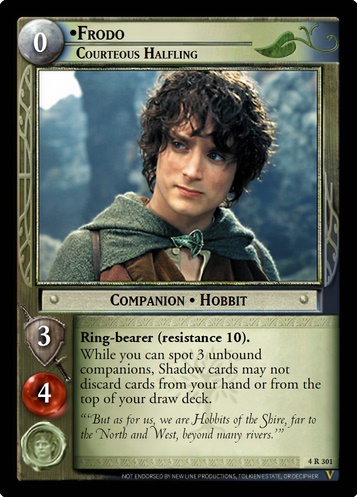 4R301 Frodo, Courteous Halfling